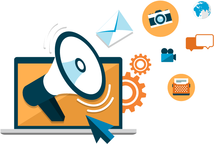 Winspire News - Transparent Digital Marketing Png Clipart (688x474), Png Download