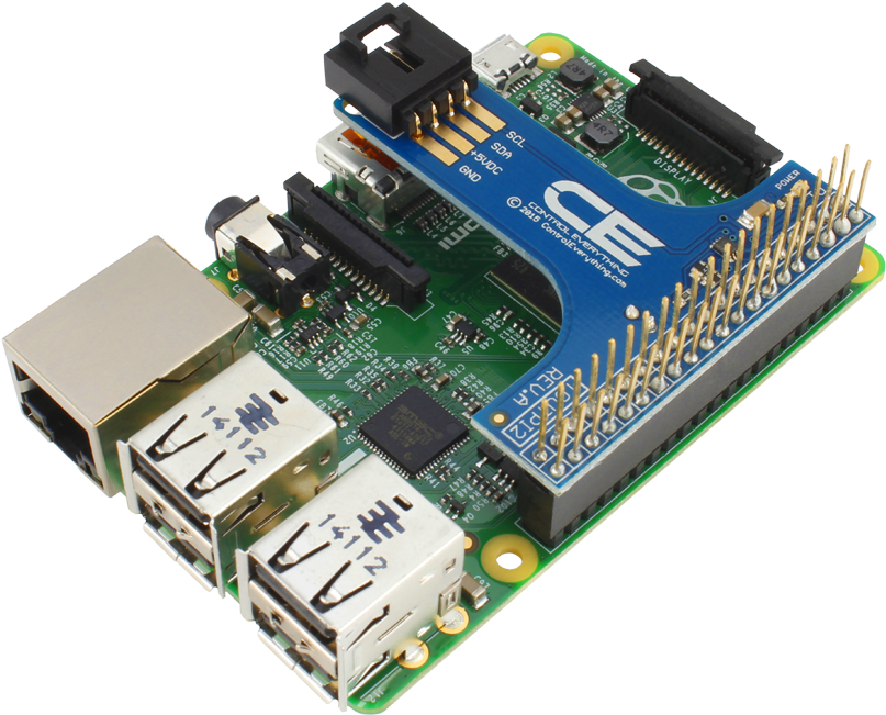I2c Shield For Pi 3 And Pi - Electronic Component Clipart (1000x667), Png Download