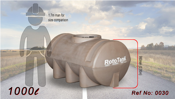 Rototank Horizontal Transport Tank 1000l Png - Electric Fan Clipart (600x600), Png Download