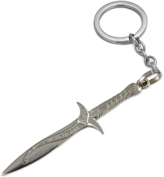 Lord Of The Ring Sword Keyring Clipart (566x600), Png Download