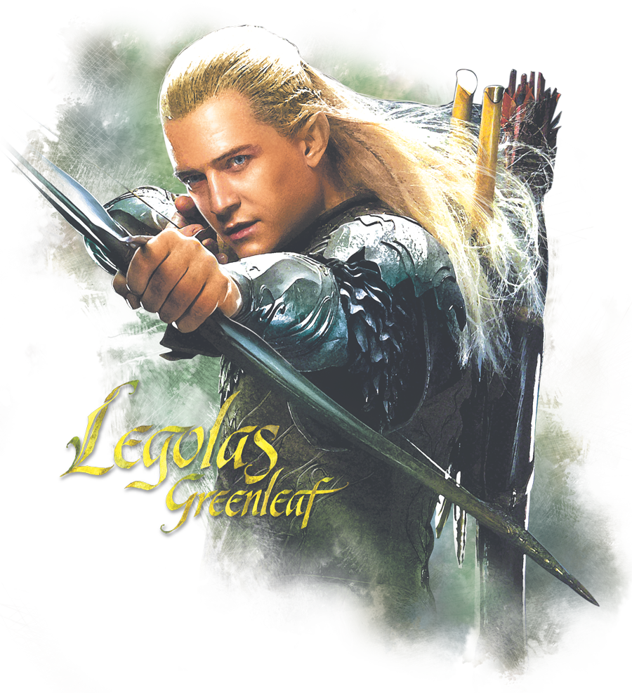 The Hobbit Legolas Greenleaf Juniors T Shirt Clipart (900x986), Png Download