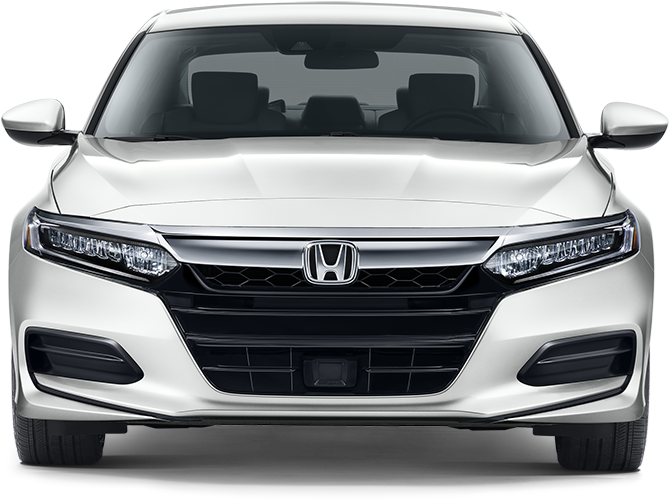 2018 Honda Accord White Front Clipart (1400x788), Png Download