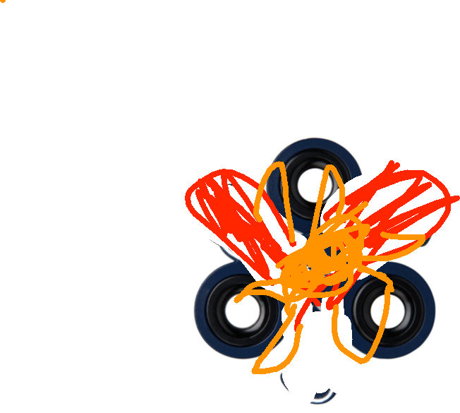 Oliyed Fidget Spinner - Illustration Clipart (652x585), Png Download