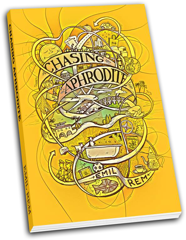 Chasing Aphrodite - Illustration Clipart (592x763), Png Download