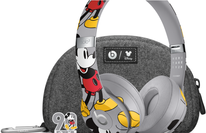 Beats By Dr - Mickey Mouse Beats Headphones Clipart (880x440), Png Download