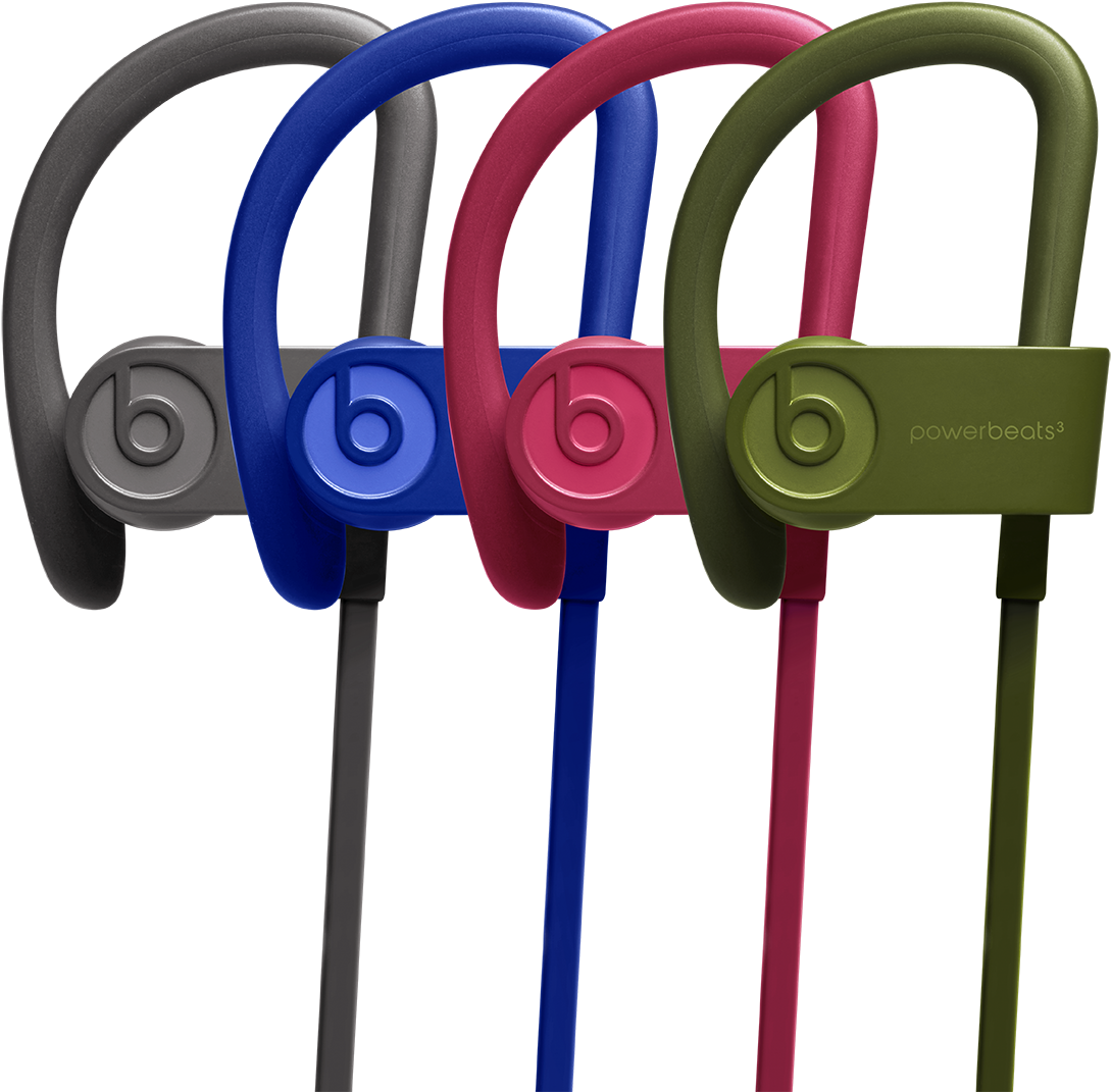Beats By Dr - Powerbeats3 Wireless Neighborhood Collection Clipart (1800x1320), Png Download