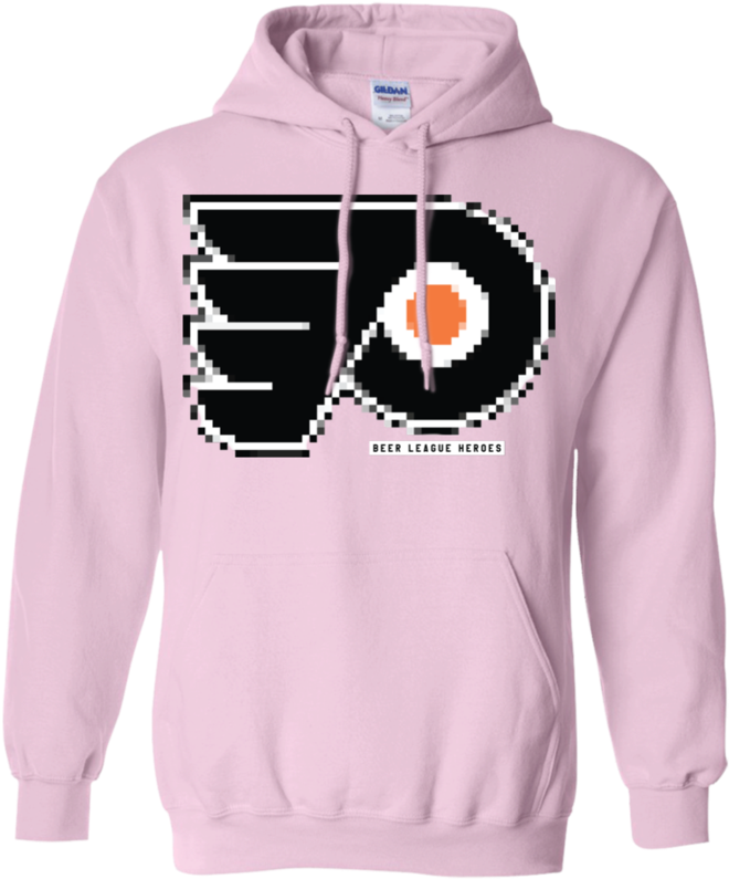 16bit Flyers Logo Philadelphia Flyers T Shirt & Hoodie - Sweatshirt Clipart (660x795), Png Download