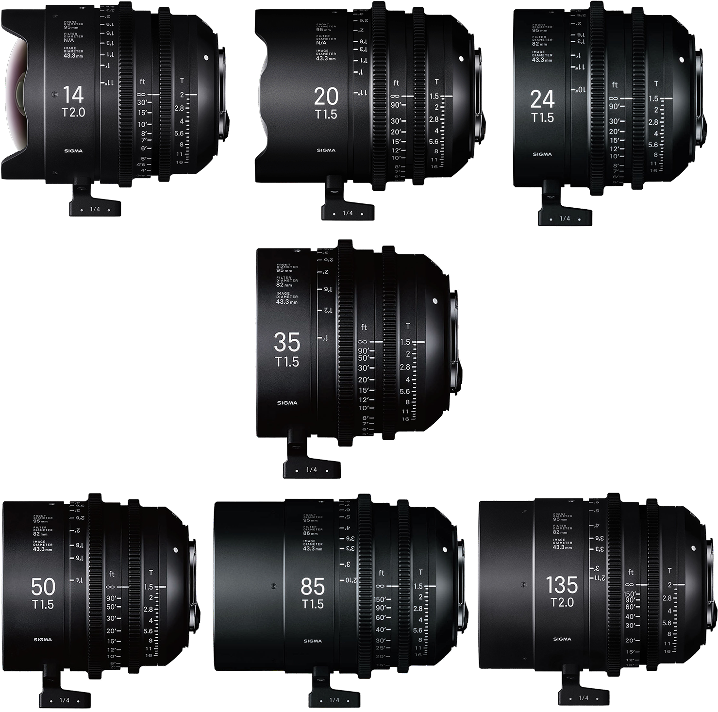Now In Stock - Sigma Cine Prime Lens Clipart (1500x1500), Png Download
