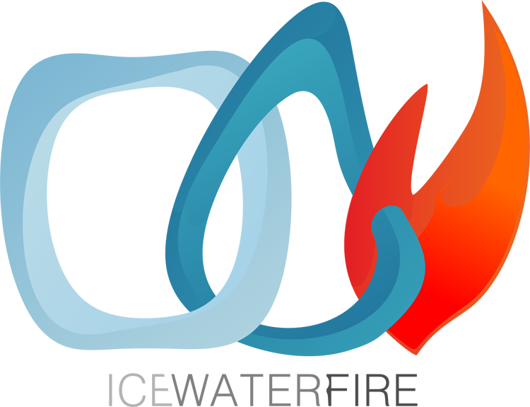 Water Ice Fire Clipart (750x575), Png Download