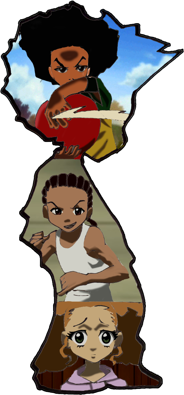 Boondocks Png - Cartoon Clipart (1080x1920), Png Download