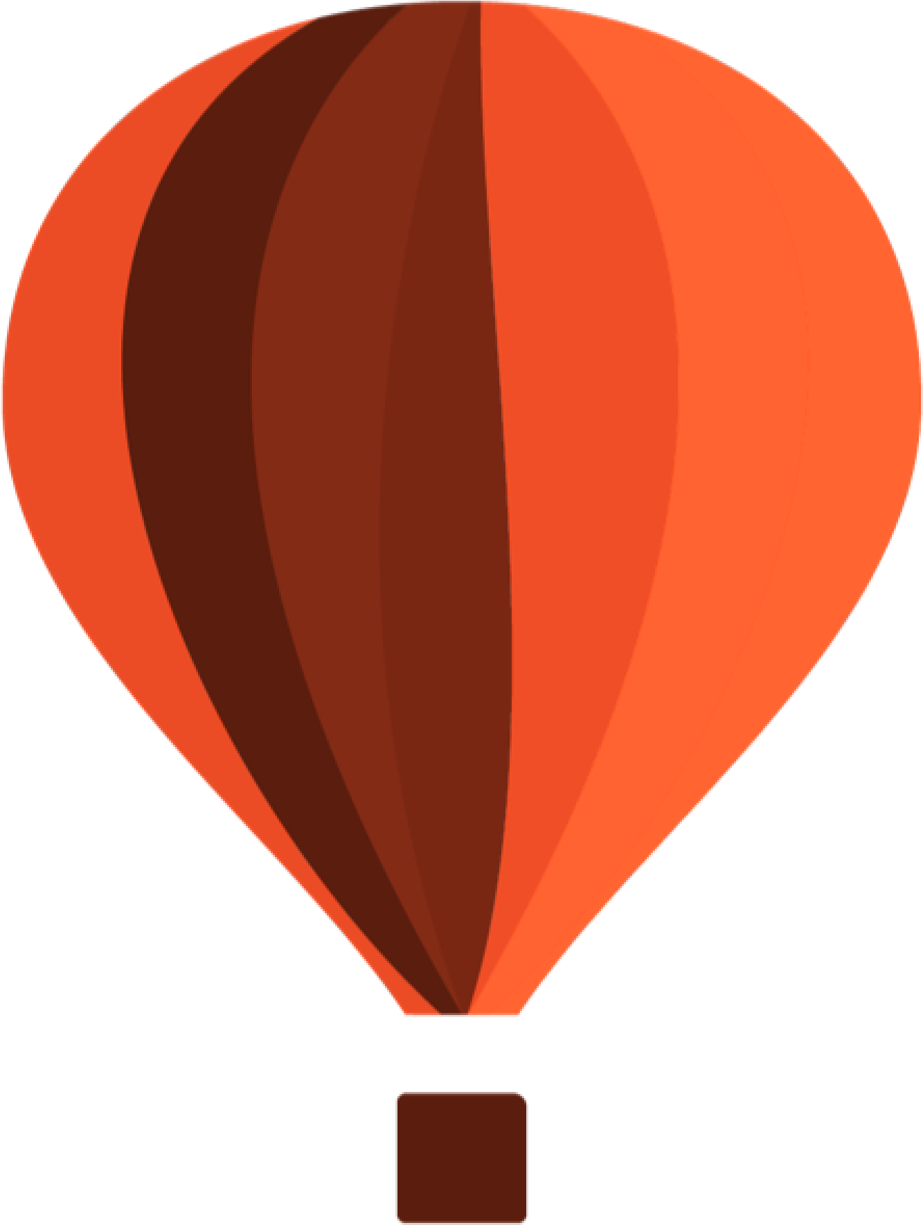 Invate - Hot Air Balloon Clipart (2487x2700), Png Download