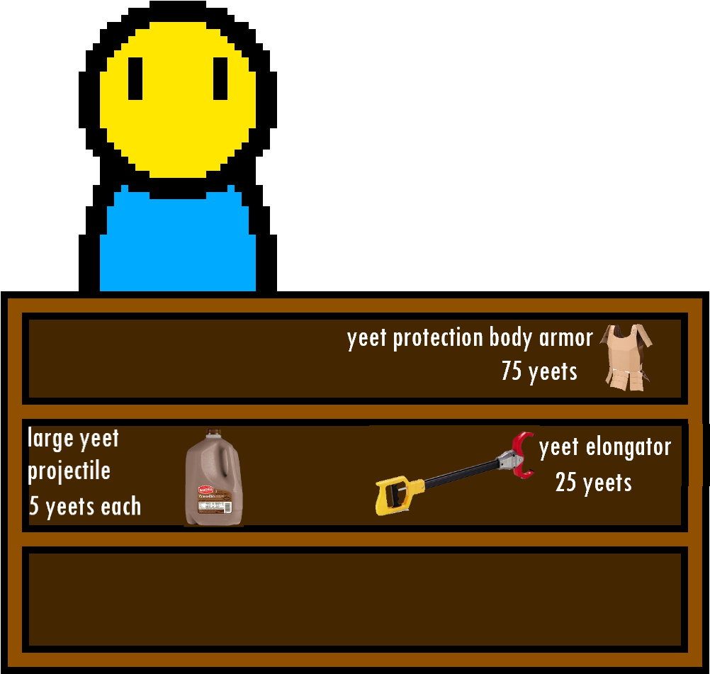 Welcome To My Yeet Shop - Cartoon Clipart (1280x960), Png Download