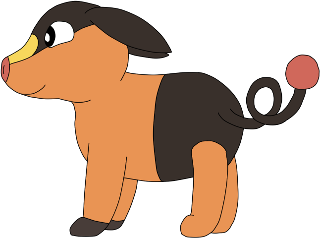 Favorite Fire Type Haha I Was Able To Draw Tepig After - Dog Clipart (646x480), Png Download