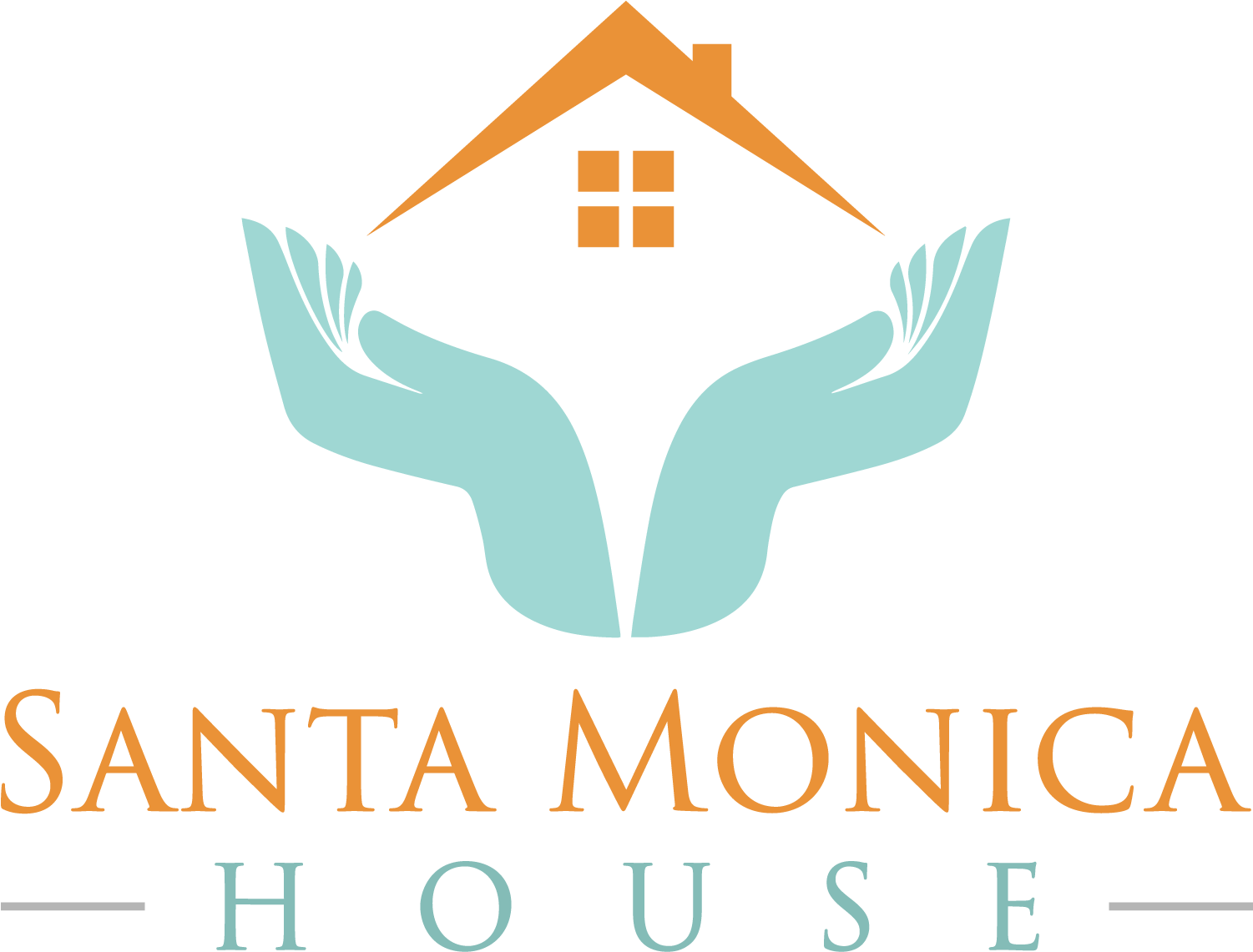 Santa Monica House - Emblem Clipart (1500x1151), Png Download