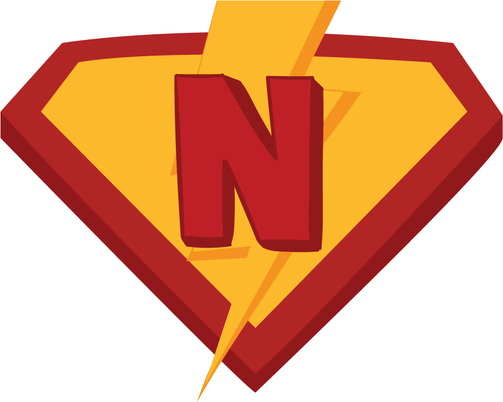 Nerd-logo - Superhero Clipart (1024x1024), Png Download