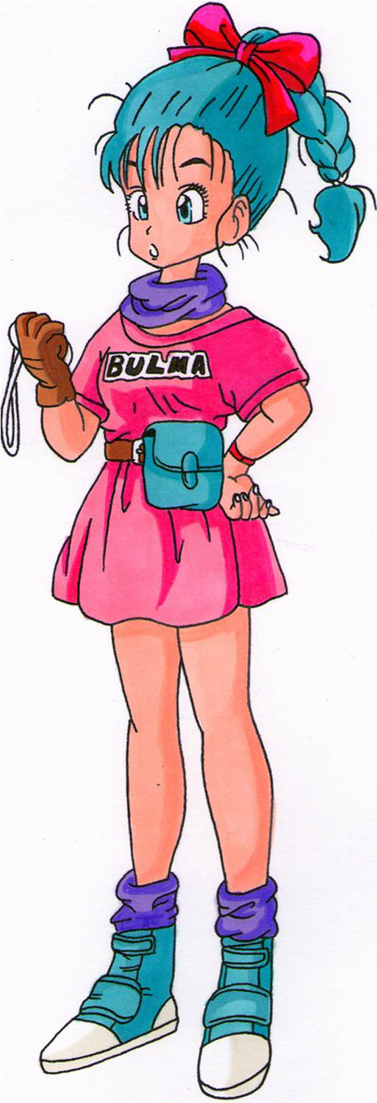 Bulma Dbz Characters, Boondocks, Good Manga, Son Goku, - Cartoon Clipart (1140x1568), Png Download