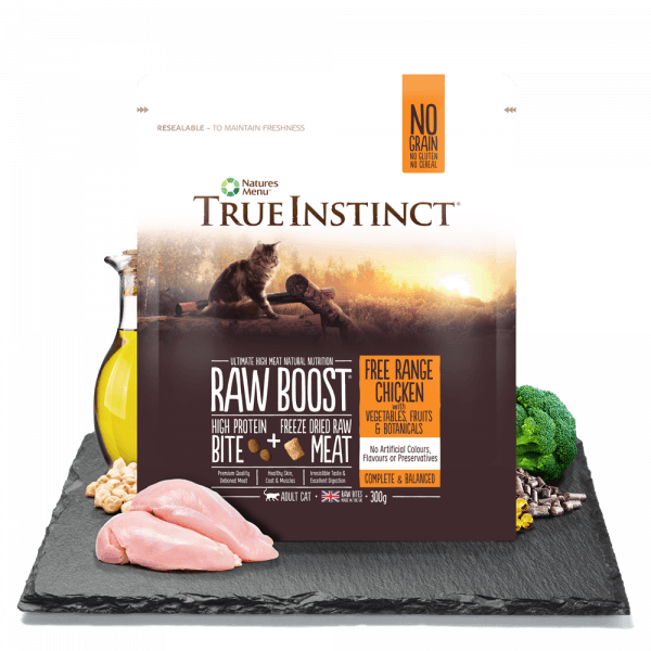 Raw Boost Adult Cat Free Range Chicken - True Instinct Raw Boost Cat Food Clipart (600x600), Png Download