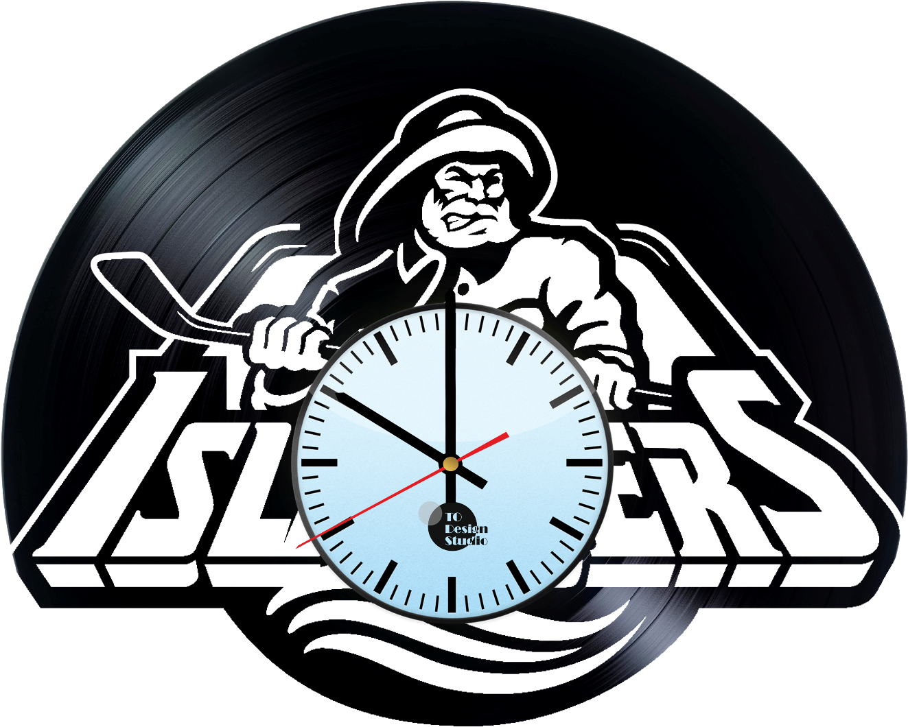 Fan - New York Islanders Black Logo Clipart (1500x1500), Png Download