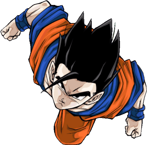 Mystic Gohan Clipart (590x534), Png Download