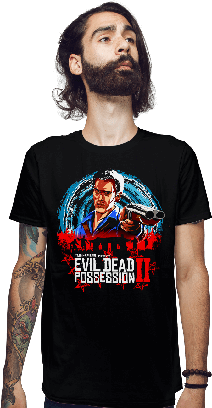 Evil Dead Possession Ii - Proud To Be Hufflepuff Shirt Clipart (930x1300), Png Download