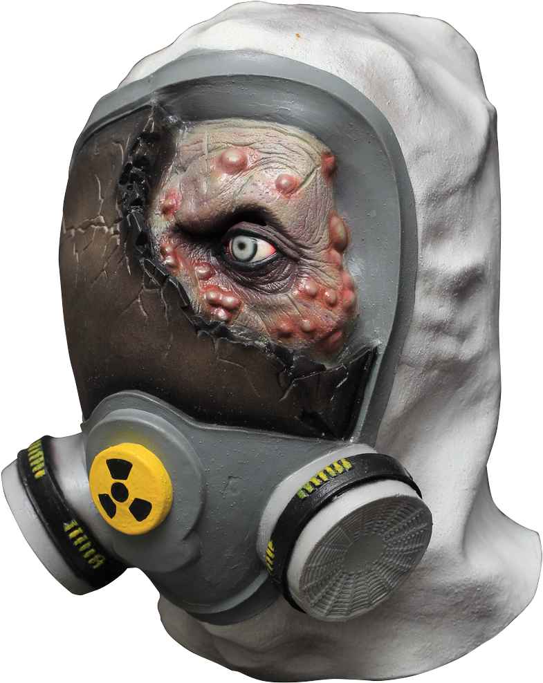 Toxic Zombie Mask - Zombie Gas Mask Clipart (788x1000), Png Download