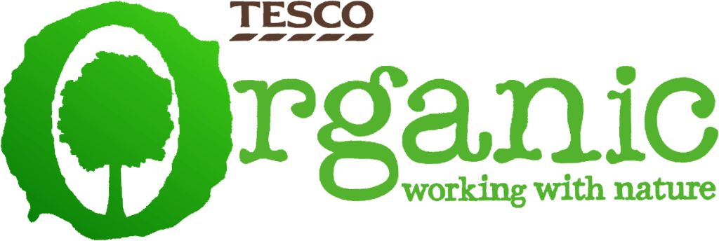 Organic Logo - Tesco Organic Logo Clipart (1024x344), Png Download