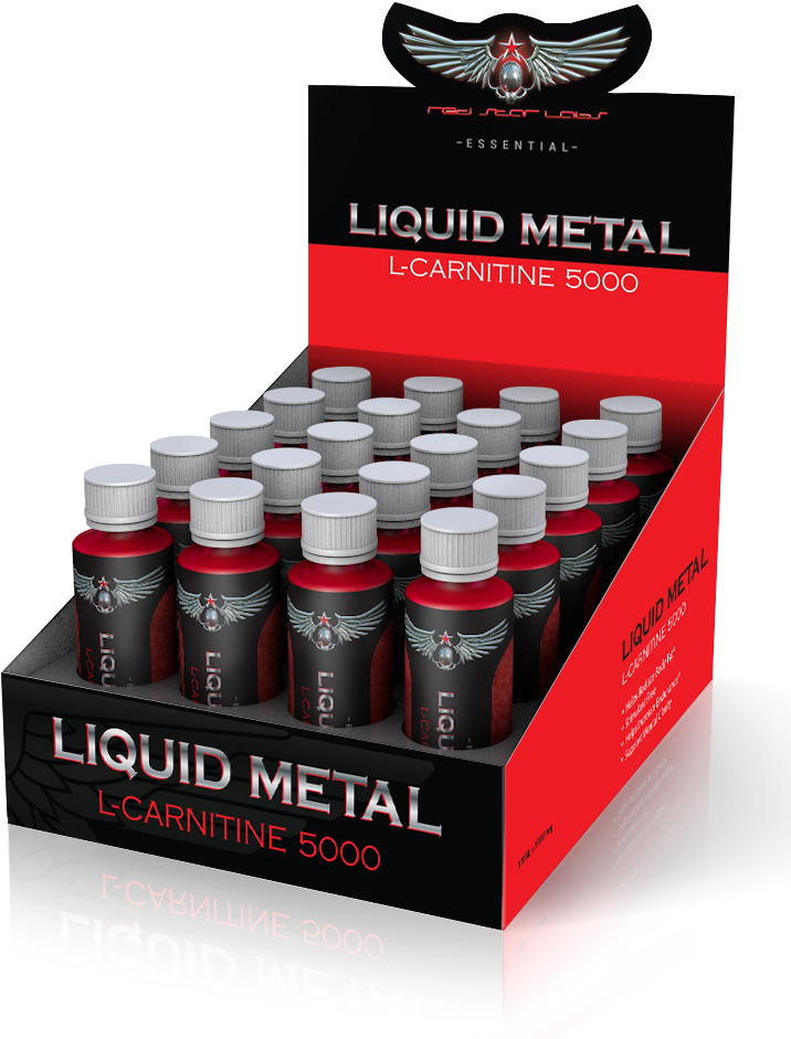 L Carnitine Liquid Metal 5000 Clipart (761x967), Png Download