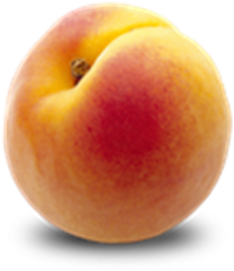 Melocoton - Peach Clipart (671x670), Png Download