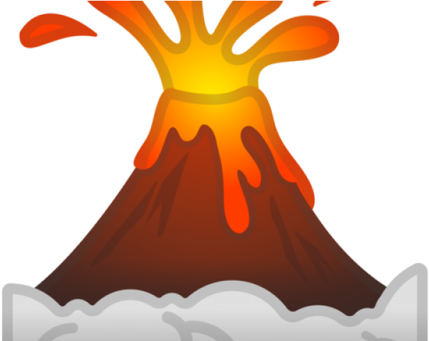 Volcan Emoji Clipart (640x480), Png Download