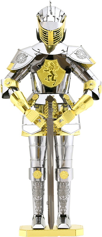 Rompecabezas Metálico Marca Fascinations - Metal Earth European Armor Clipart (1000x800), Png Download