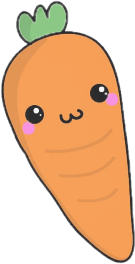 #zanahoria - Kawaii Carrots Clipart (1024x1024), Png Download