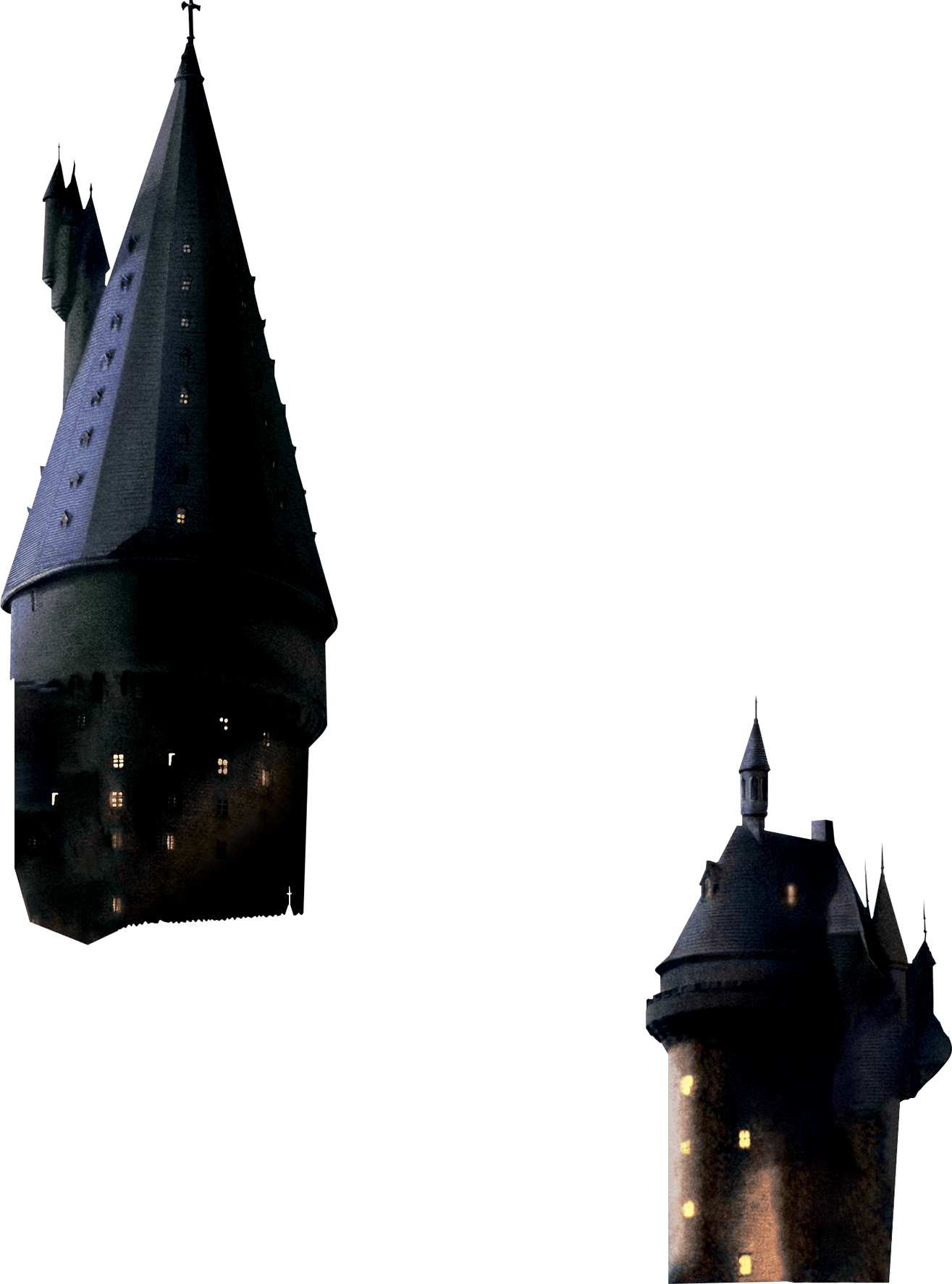 Castle Tower Parallax - Castle Clipart (1315x1774), Png Download