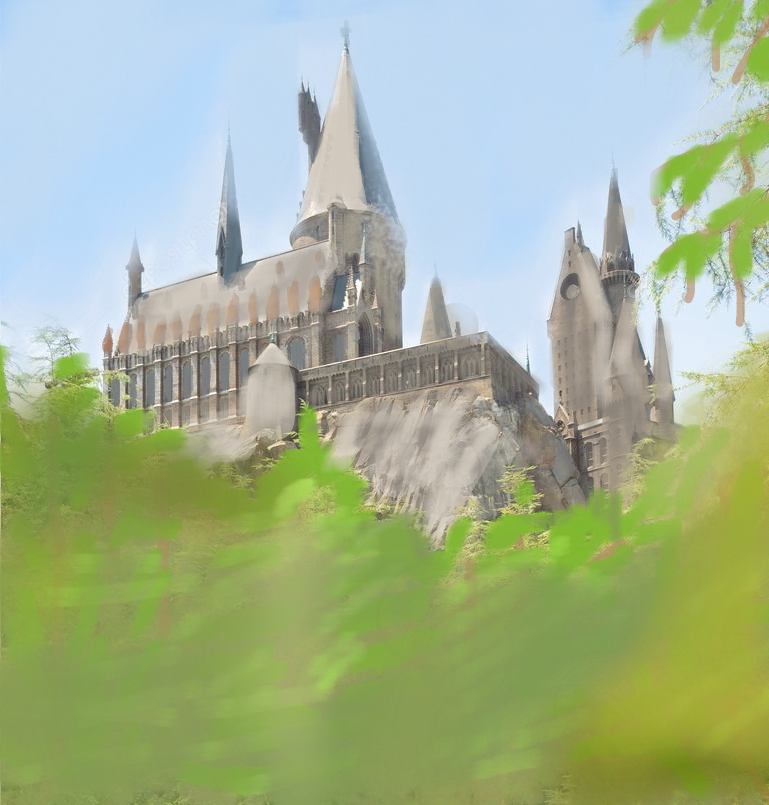#hogwarts #art #myart #draw #castle #hogwartsismyhome - Castle Clipart (769x805), Png Download