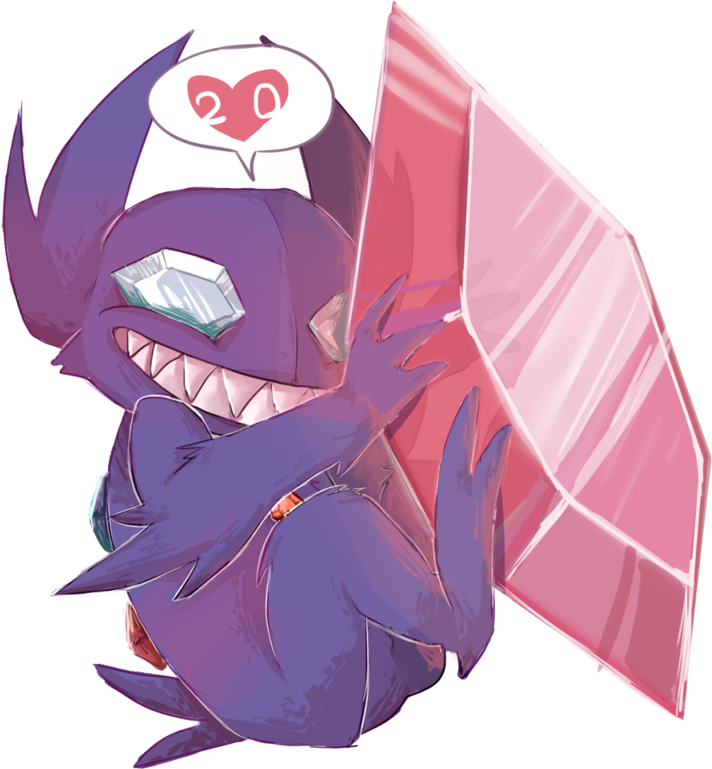 Mega Sableye Clipart (1280x1348), Png Download