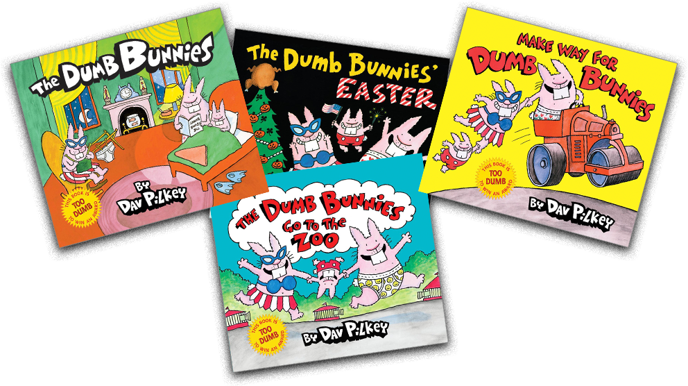Dumb Bunnies - 13th Captain Underpants Books Clipart (992x556), Png Download