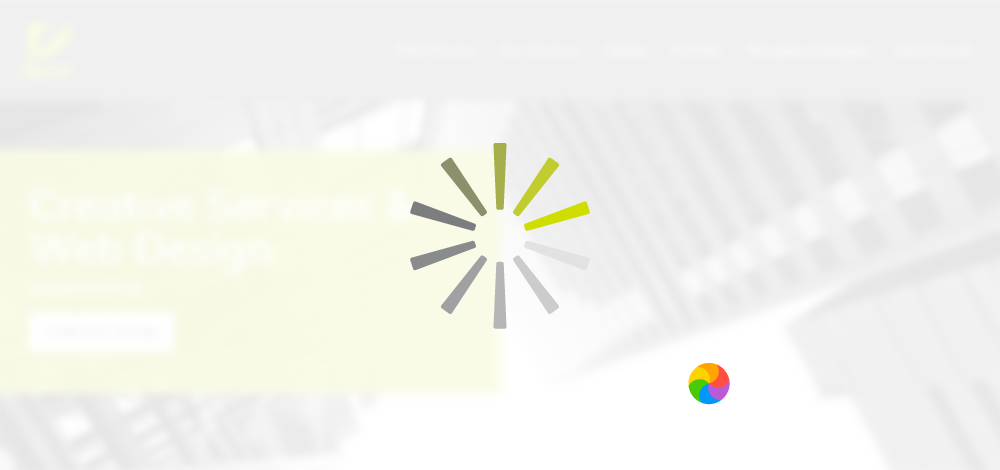 A Web Page With A Full Width Image Carousel Style Rotating - Circle Clipart (1000x470), Png Download