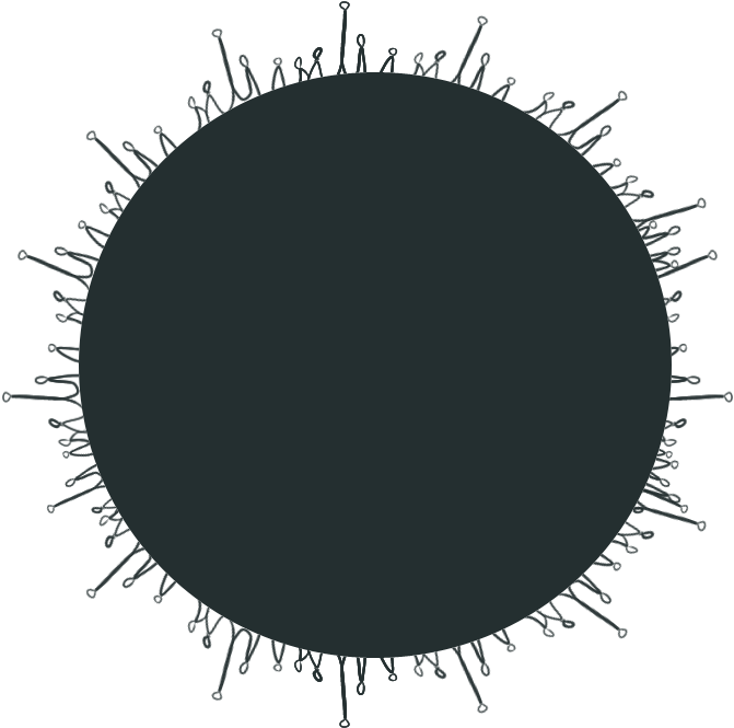 스티커 - Piano Keys Circle Clipart (700x700), Png Download