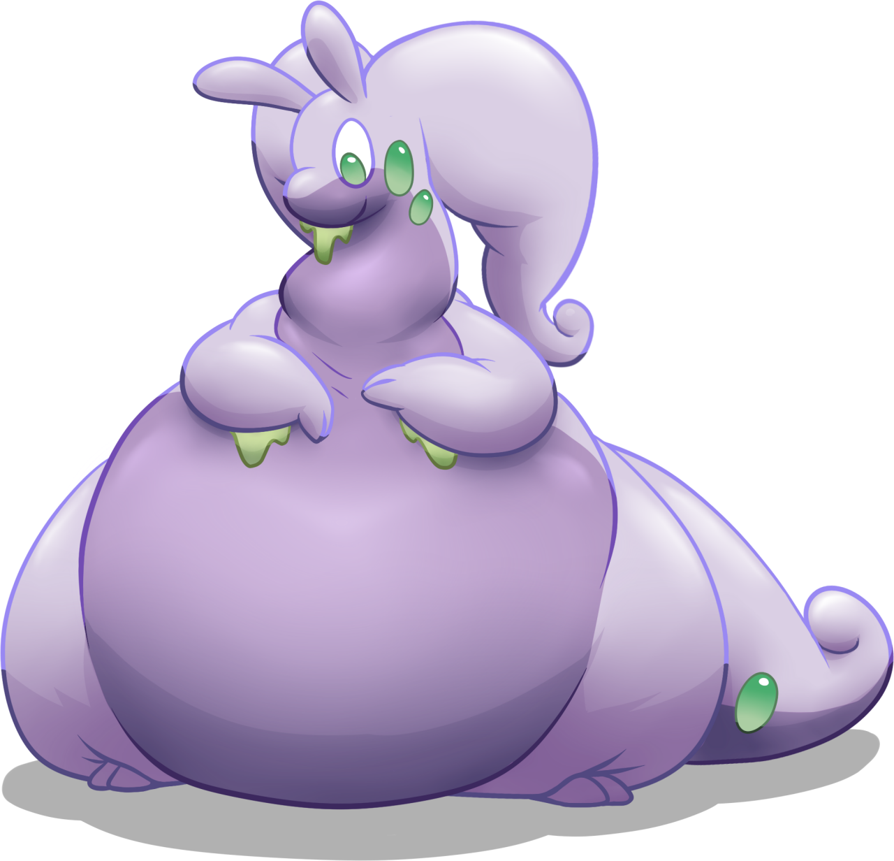 View Hunnybeen , - Goodra Fat Clipart - Large Size Png Image - PikPng.