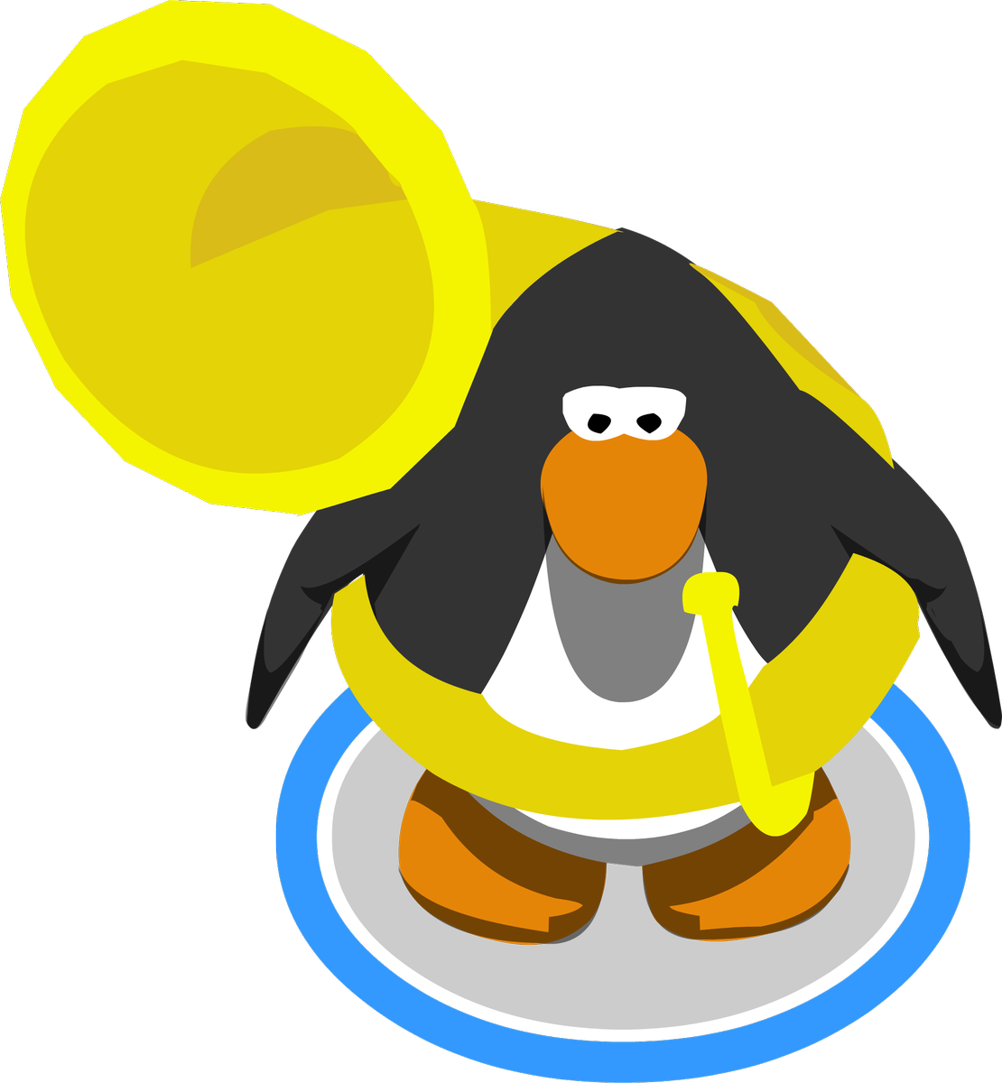 Starv Followed - Club Penguin Happy Birthday Clipart (1110x1200), Png Download
