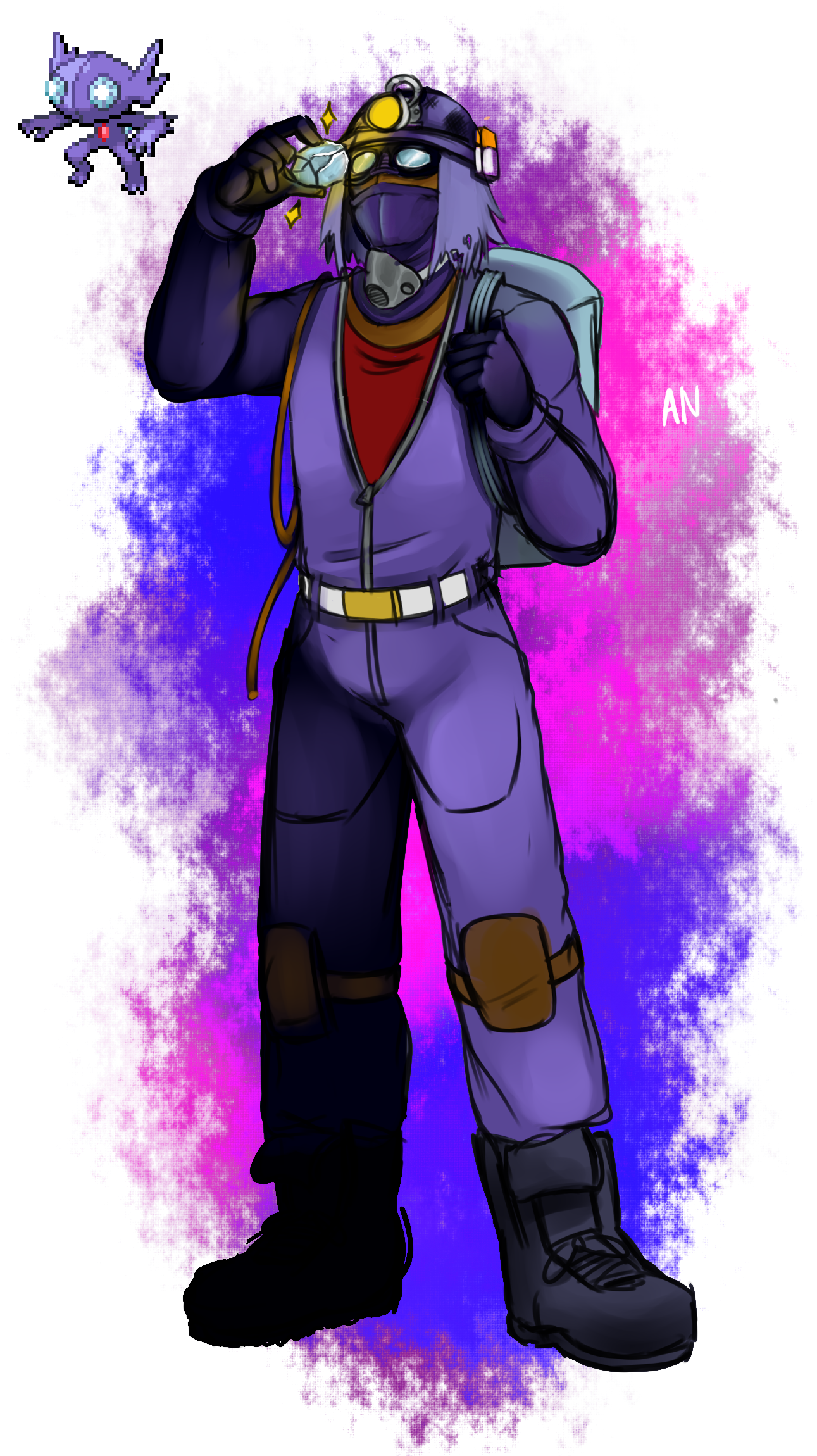 Pokemon Humanizations 377668sableyehuman - Sableye Human Clipart (1300x2300), Png Download