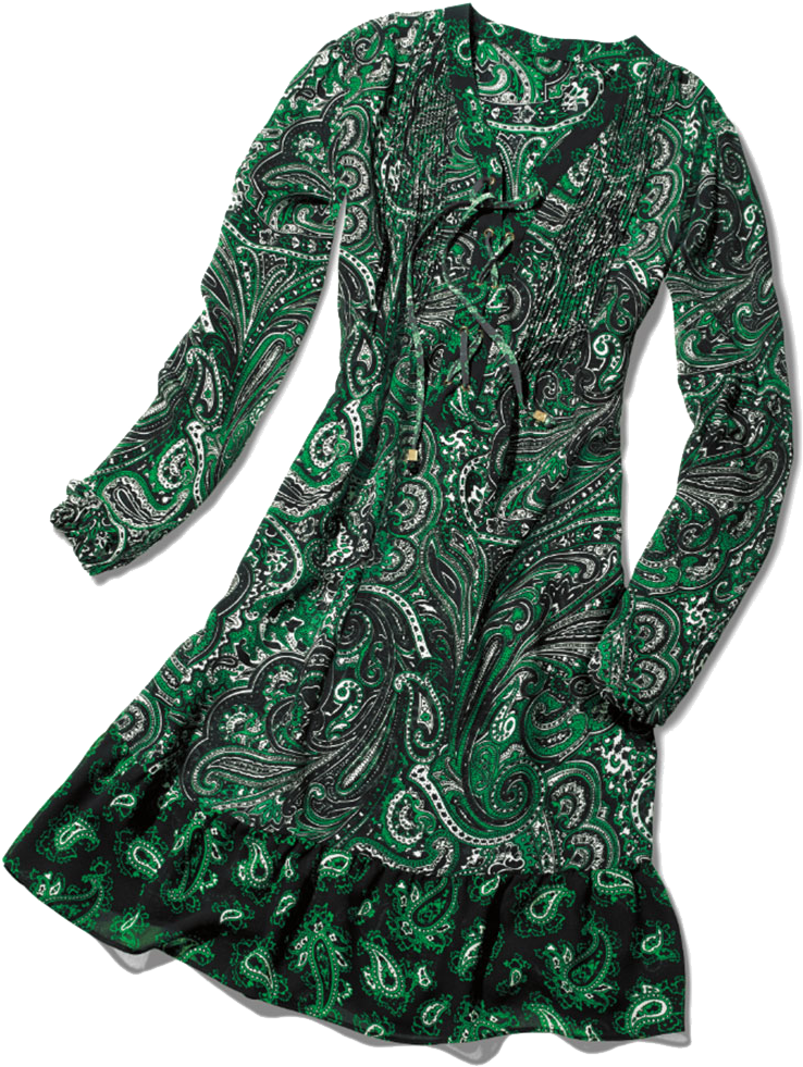 Skylar Green And Gold-tone Stainless Steel Bracelet - Paisley Clipart (750x1010), Png Download