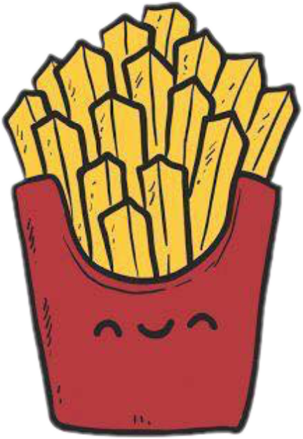#papas #papas Fritas#freetoedit - Best Friend Clipart (432x625), Png Download