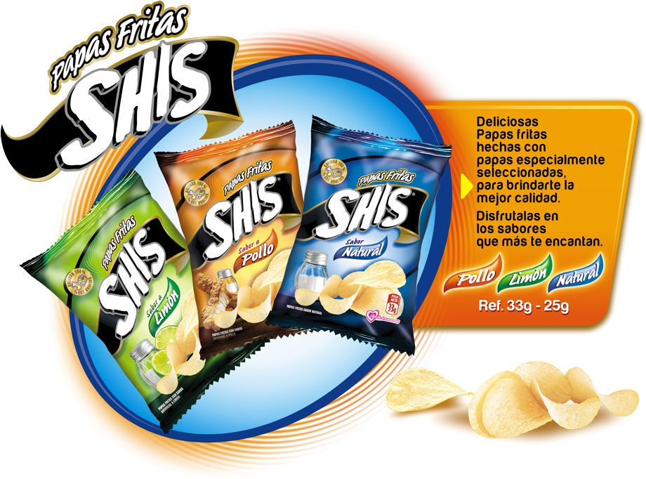 Papas Fritas Sabor - Potato Chip Clipart (920x682), Png Download