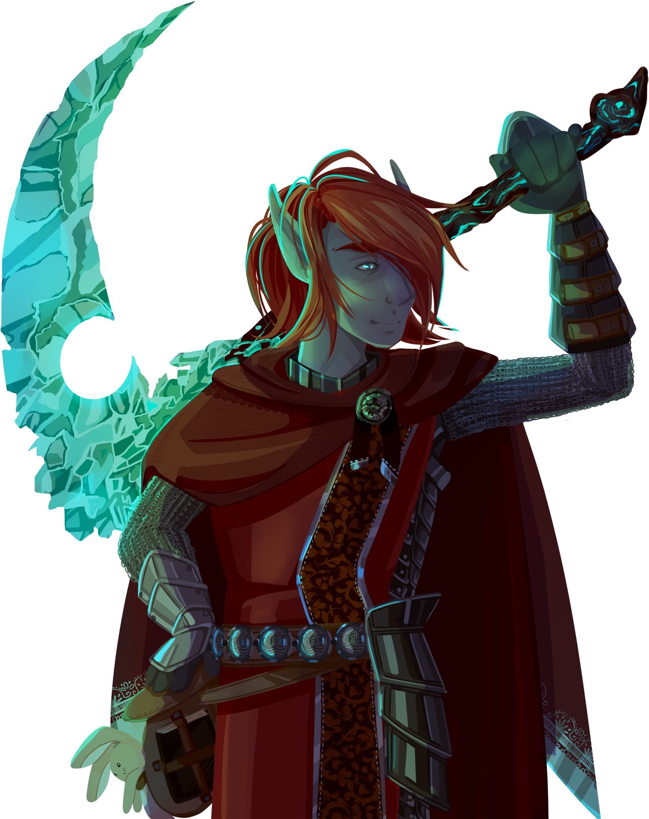 Dungeonsanddragons - D&d High Elf Cleric Clipart (1300x1637), Png Download