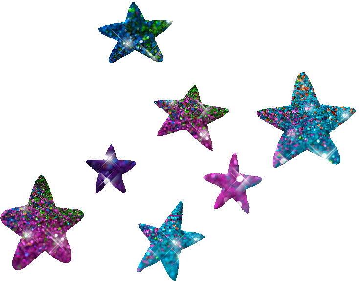 Estrellas Doradas - Purpurina Png Clipart (760x602), Png Download