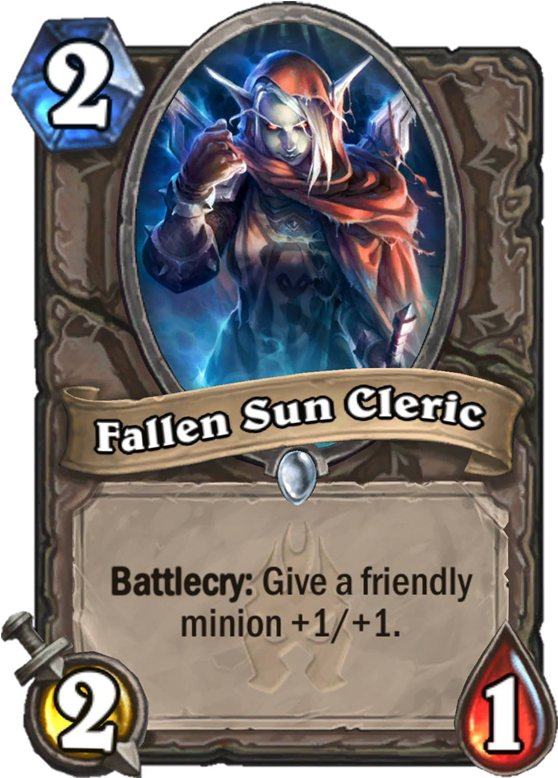 Fallen Sun Cleric - Fallen Sun Cleric Hearthstone Clipart (567x811), Png Download