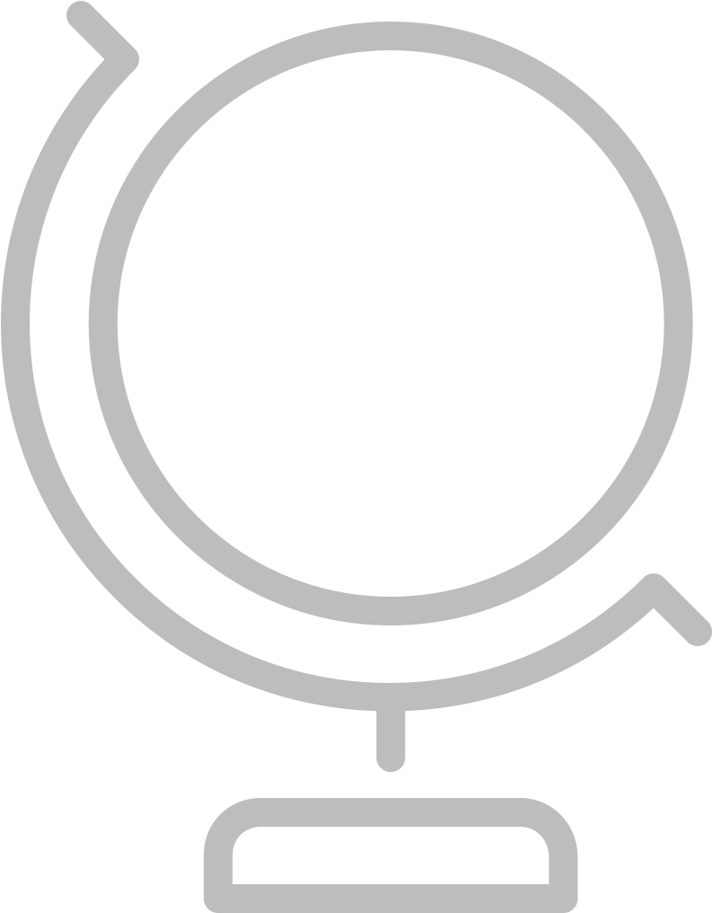 Line Style Icons Globe - Circle Clipart (800x1024), Png Download