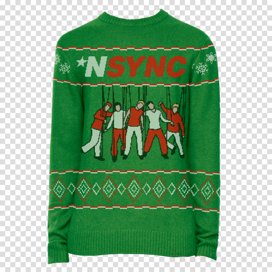 Nsync Christmas Sweater Clipart Nsync Christmas Jumper - Nsync Ugly Christmas Sweater - Png Download (900x900), Png Download