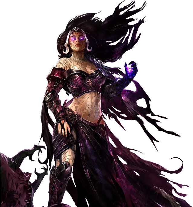 Another Liliana Vess - Magic The Gathering Liliana Art Clipart (646x683), Png Download