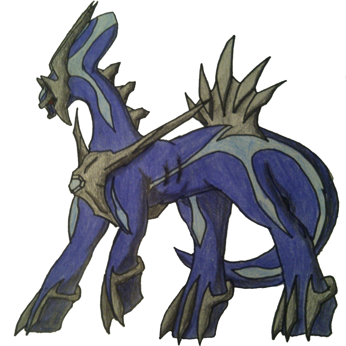 Return Of The Dialga - Mythical Creature Clipart (1209x1280), Png Download